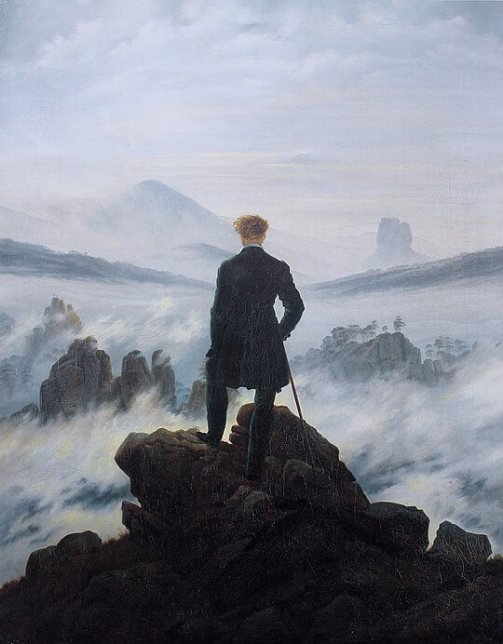 romanticism art caspar friedrich wanderer above sea fog